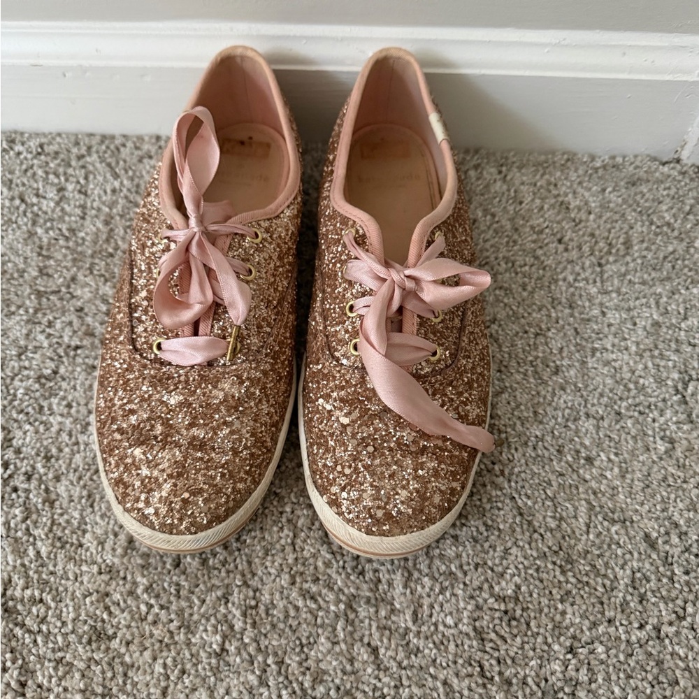 Keds Glittery Pink Sneakers